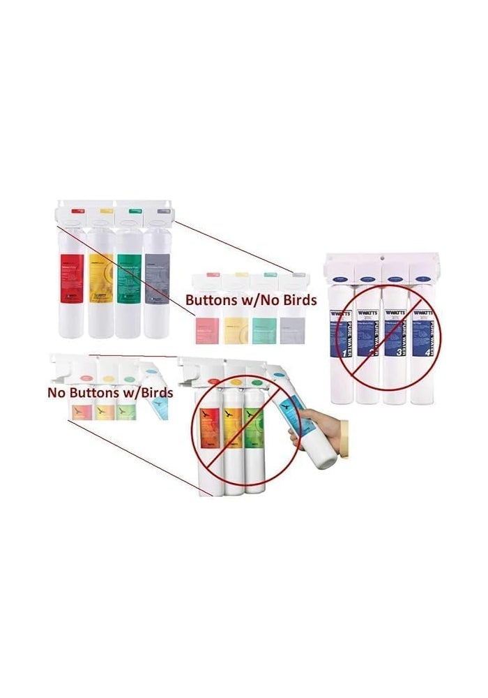 Watts Premier WP105331 RO Pure Reverse Osmosis Water Filter Replacement Kit - 50 GPD, Green - Image 4